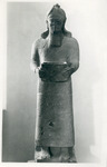 [Basalt statue representing a deity - Aleppo National Museum]