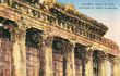 Baalbek : Détails de Frises extérieures du Temple de Bacchus