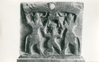 [Relief depicting Gilgamesh between two demi gods supporting the sun - Aleppo National Museum]