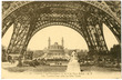 Paris : Le Trocadero vu sous la Tour Eiffel - A. P