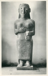[Statue of a goddess holding a purse - Aleppo National Museum]