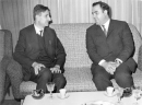 With Syrian president, Nureddin al-Atassi