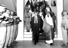 With King Abdullah of Saudi Arabia